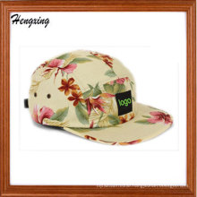 Beautiful Floral 5panel Patch Caps